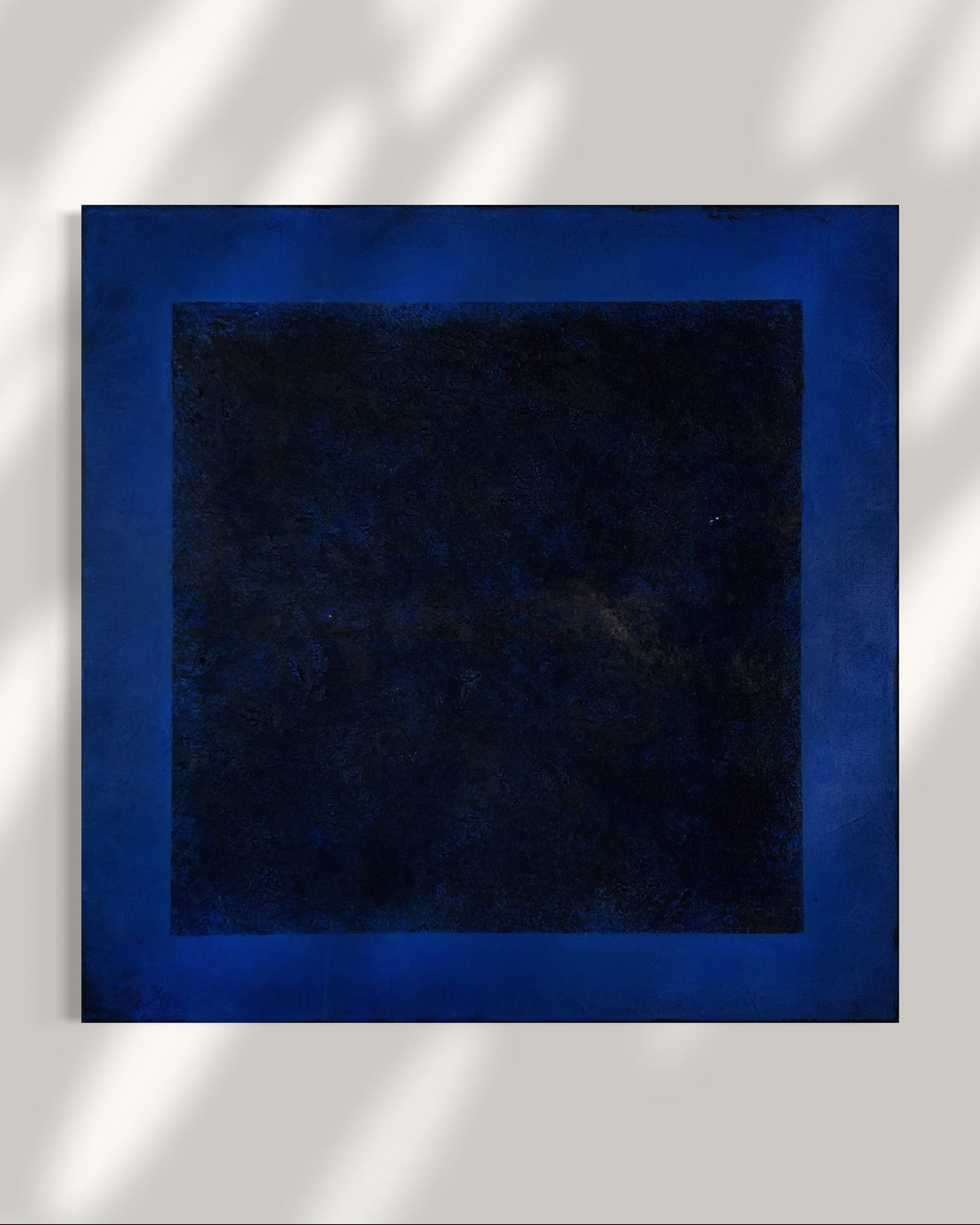 Luminous Blue Cube